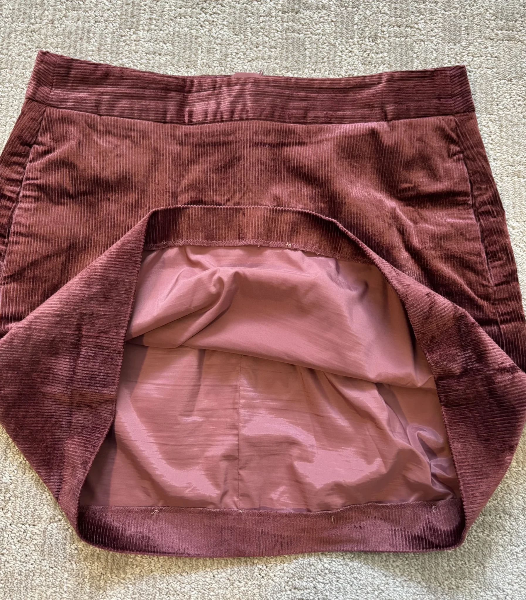Image for Corduroy skirt
