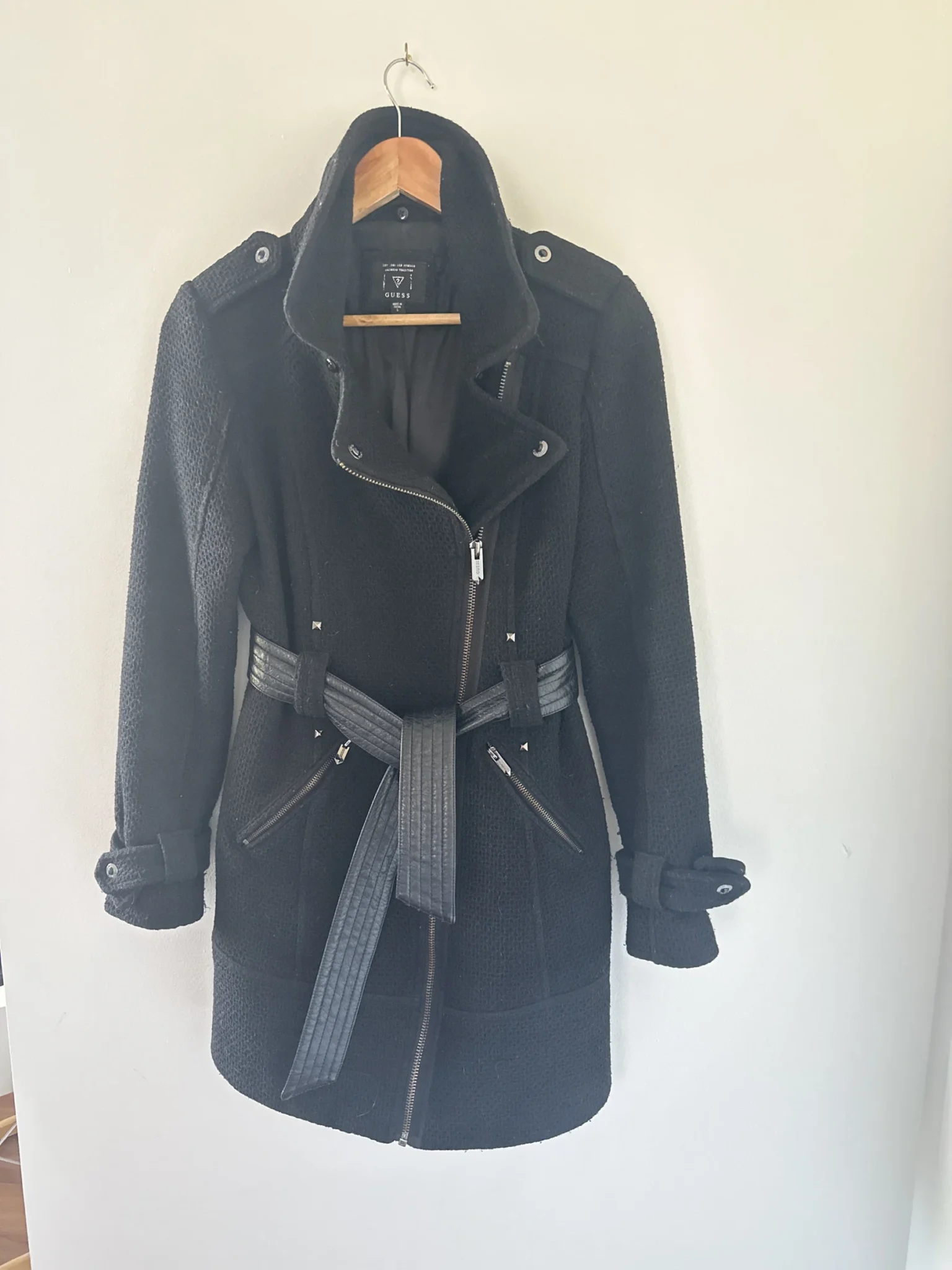 Image for Manteau automne-hiver noir Guess