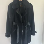 Thumbnail for Manteau automne-hiver noir Guess