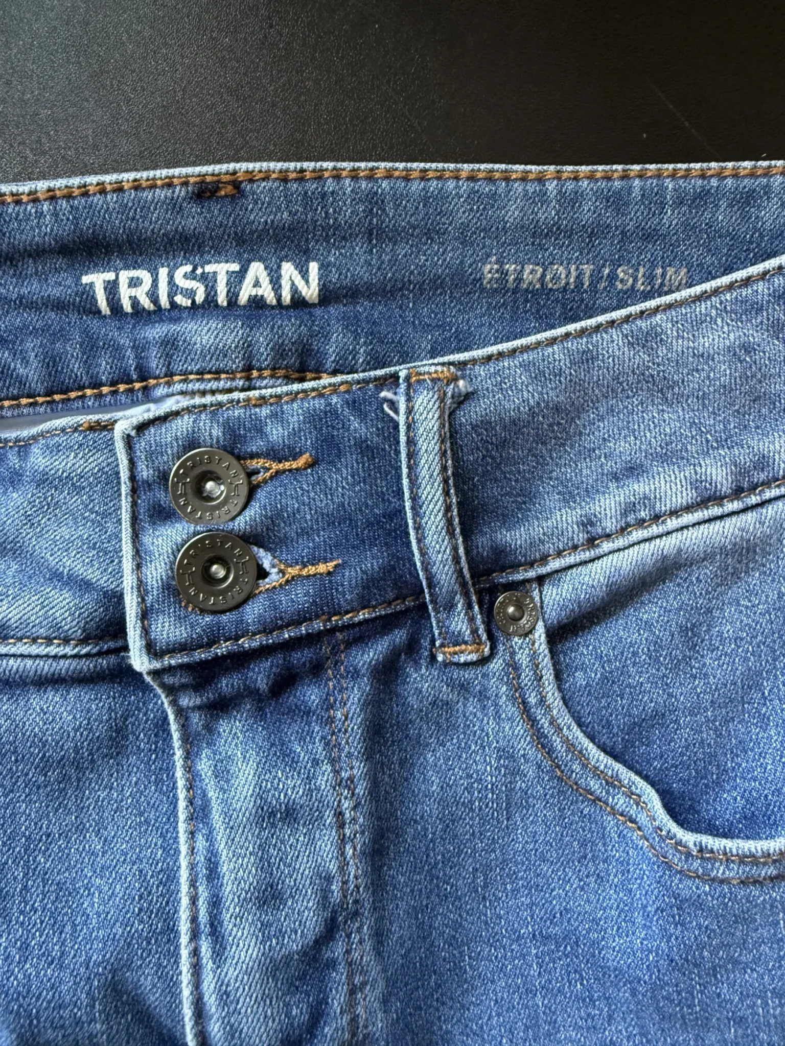 Image for Tristan high waisted skinny jeans for women size 6