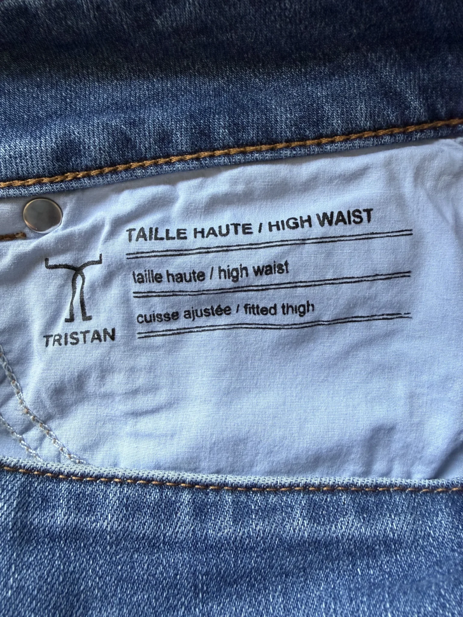 Image for Tristan high waisted skinny jeans for women size 6