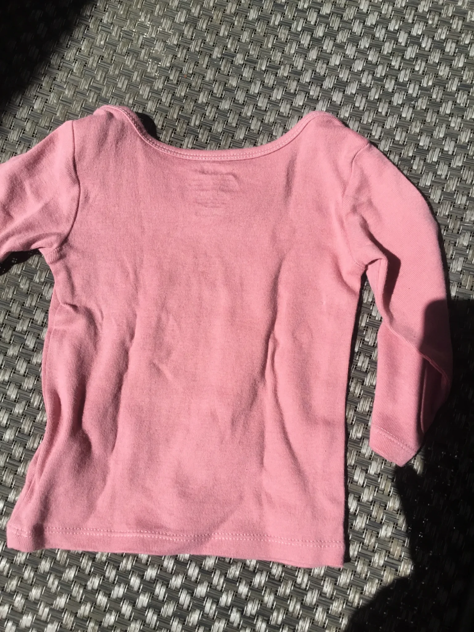 Image for Chandail rose foncé h et m 4-6 mois