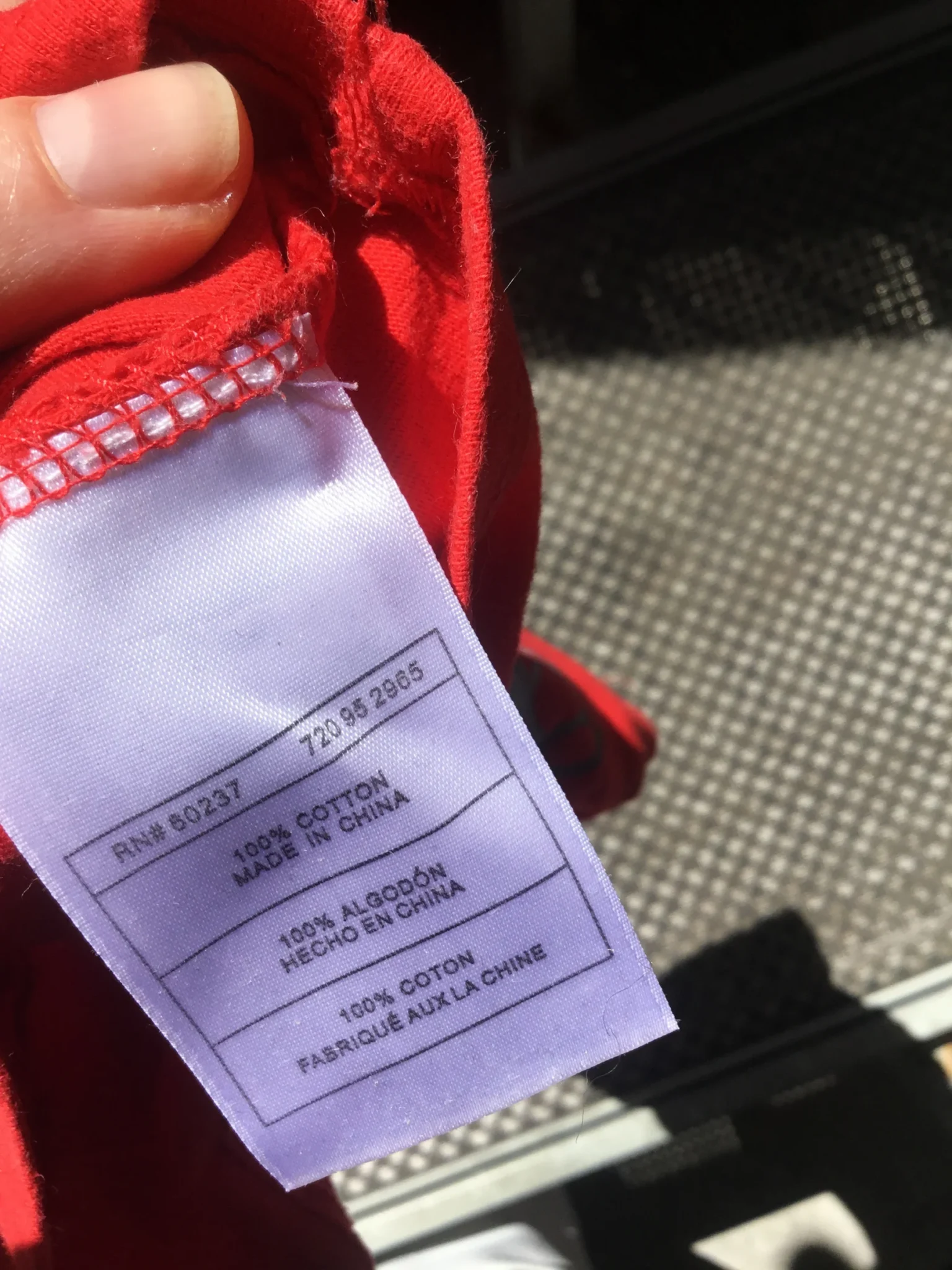 Image for Tee shirt rouge puma bébé unisexe, 6 - 9 mois fait petit