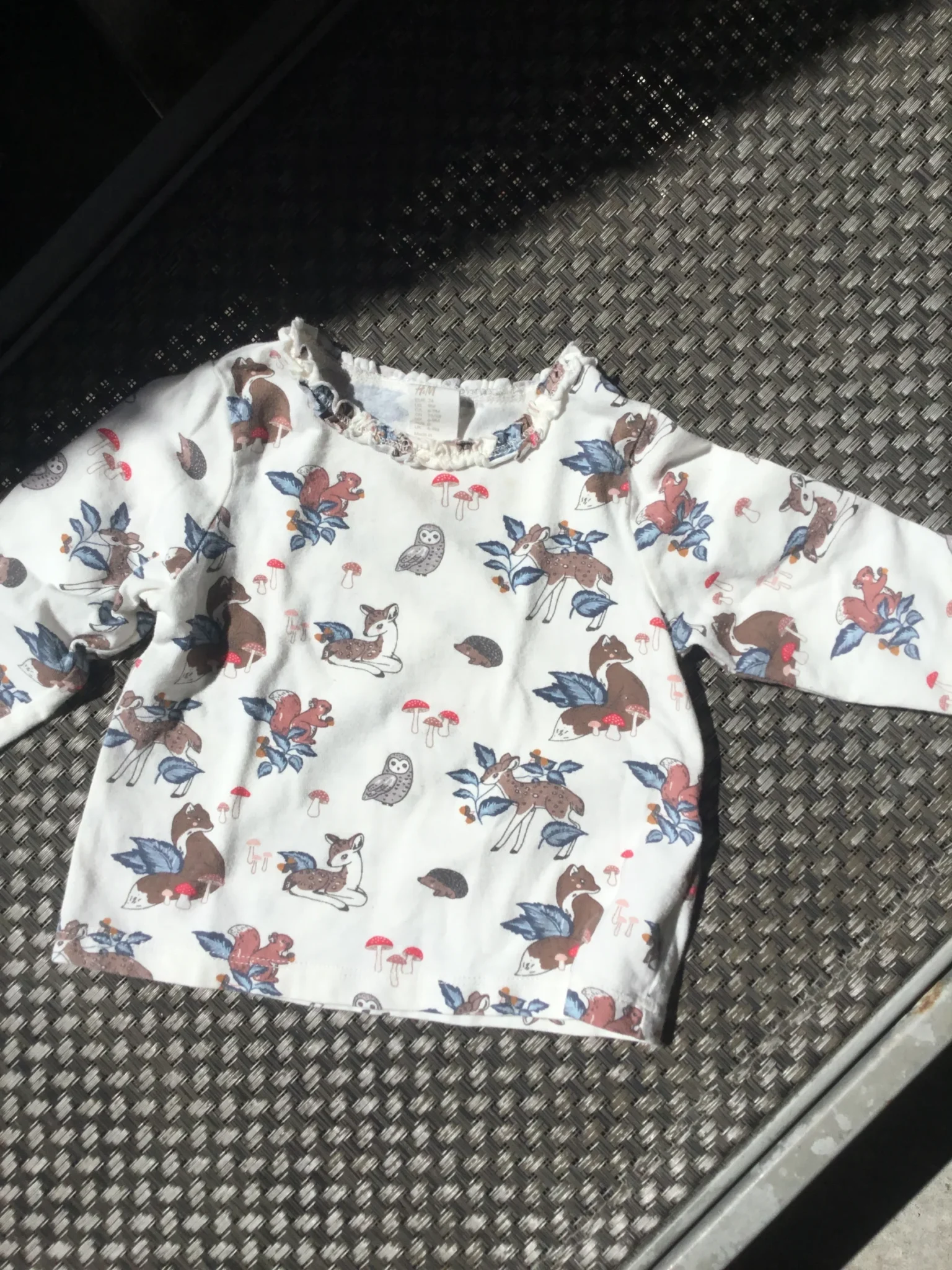 Featured image for Beau tee shirt animaux de la Forêt, 6 - 9 mois