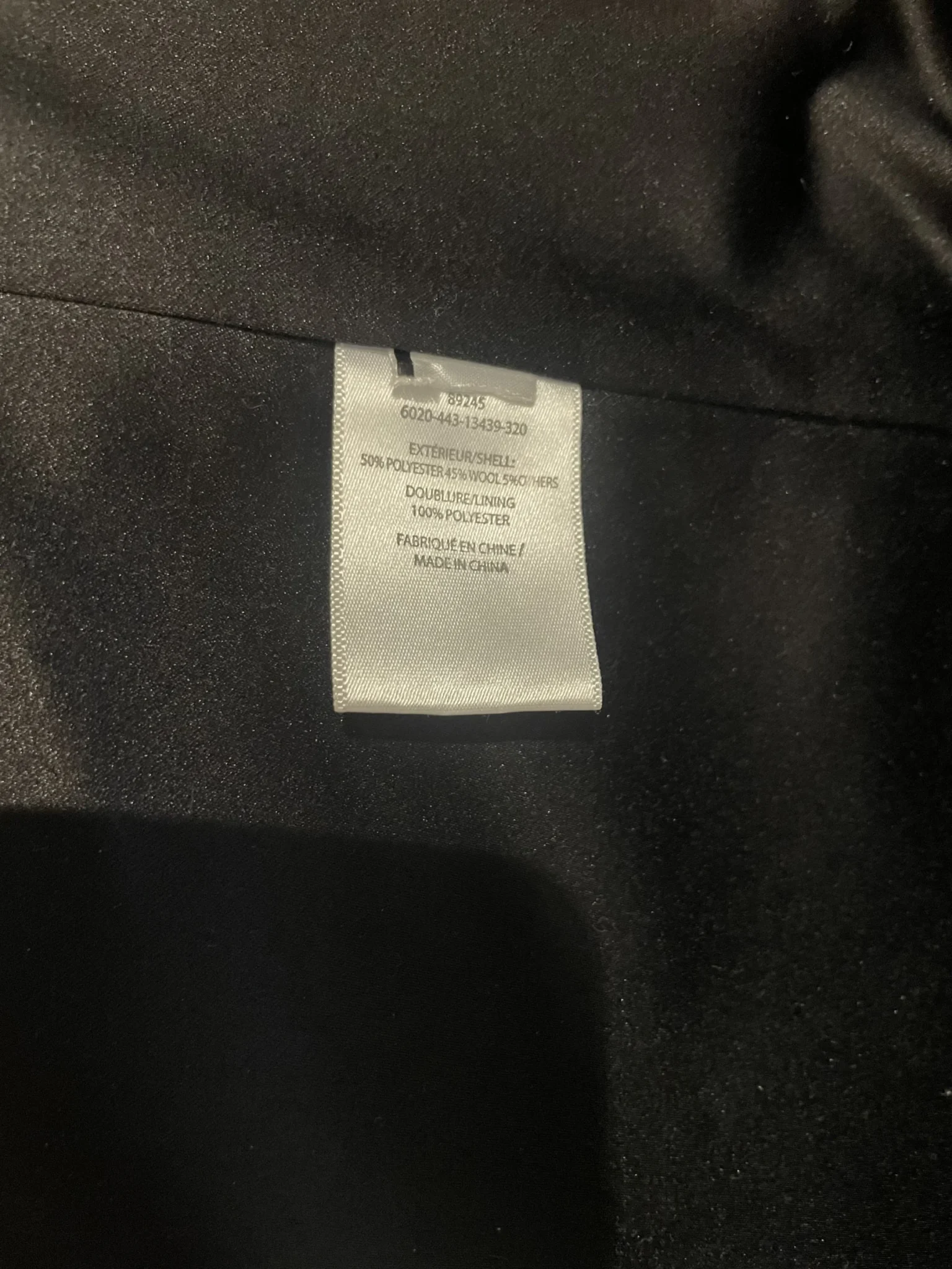 Image for Manteau 50% laine