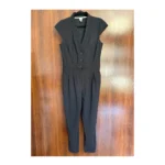 Thumbnail for Elegant black Tristan jumpsuit - slim fit chic work/evening style size 8