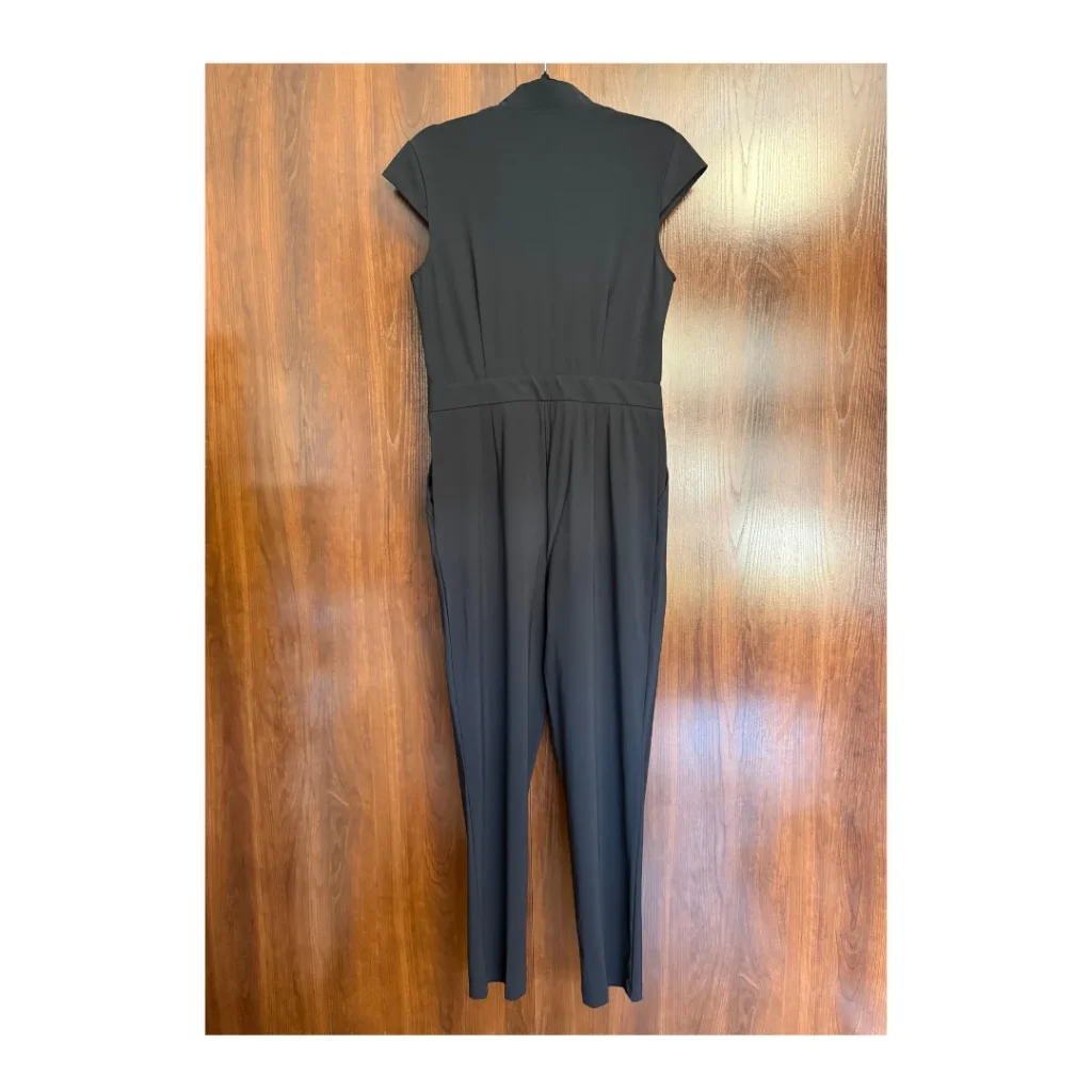 Image for Elegant black Tristan jumpsuit - slim fit chic work/evening style size 8