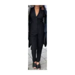 Thumbnail for Elegant black Tristan jumpsuit - slim fit chic work/evening style size 8