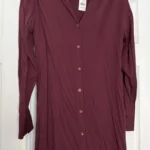 Featured thumbnail for Robe chemise bourgogne