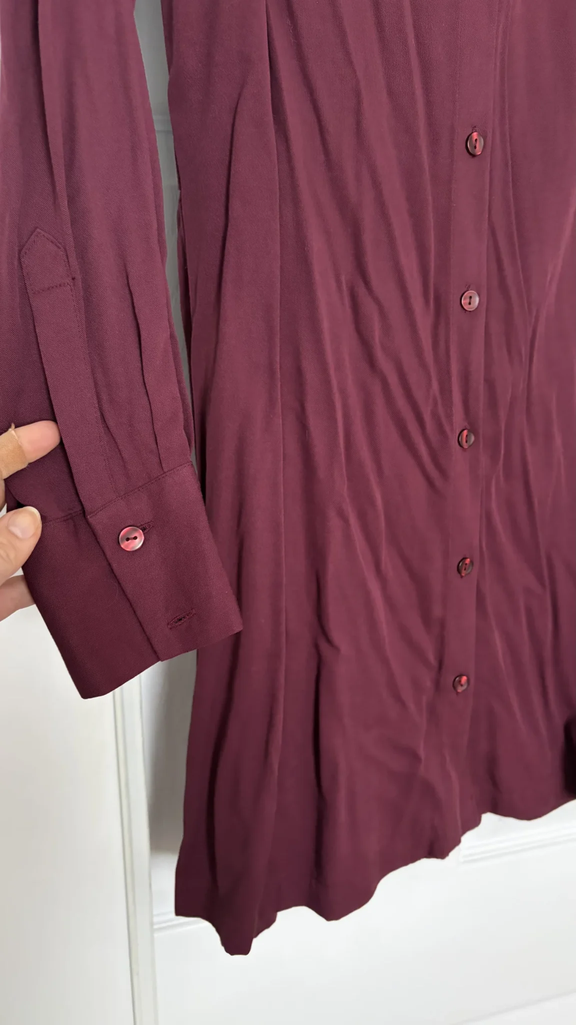 Image for Robe chemise bourgogne