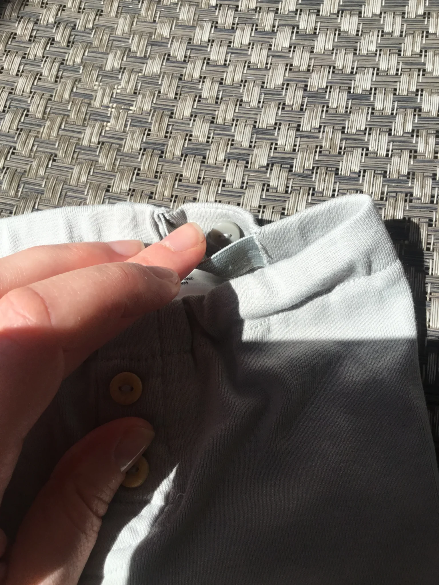 Image for Leggings gris pâle 6 mois