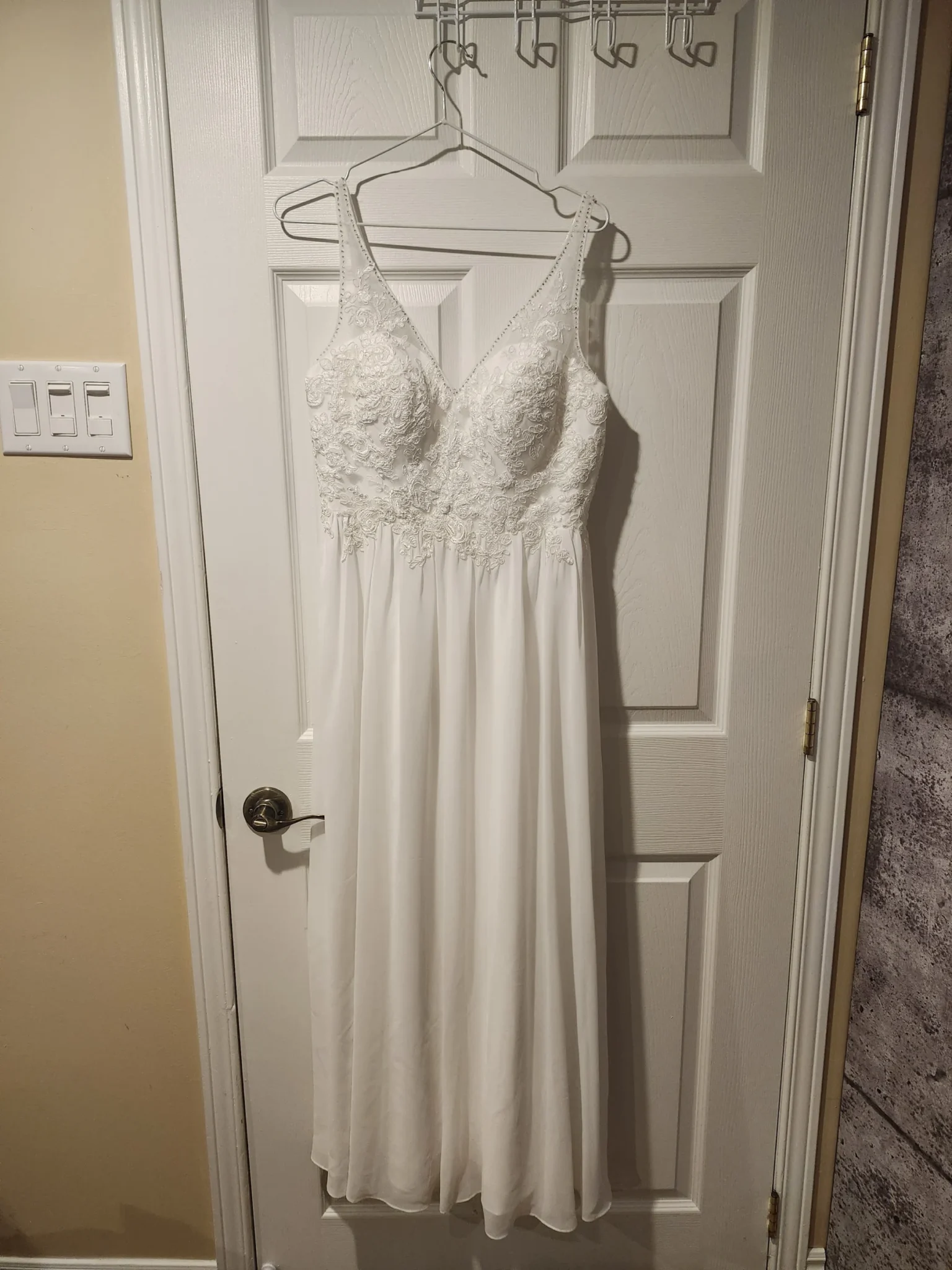 Featured image for Robe blanche dentelle taille 6 petite