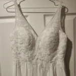Thumbnail for Robe blanche dentelle taille 6 petite