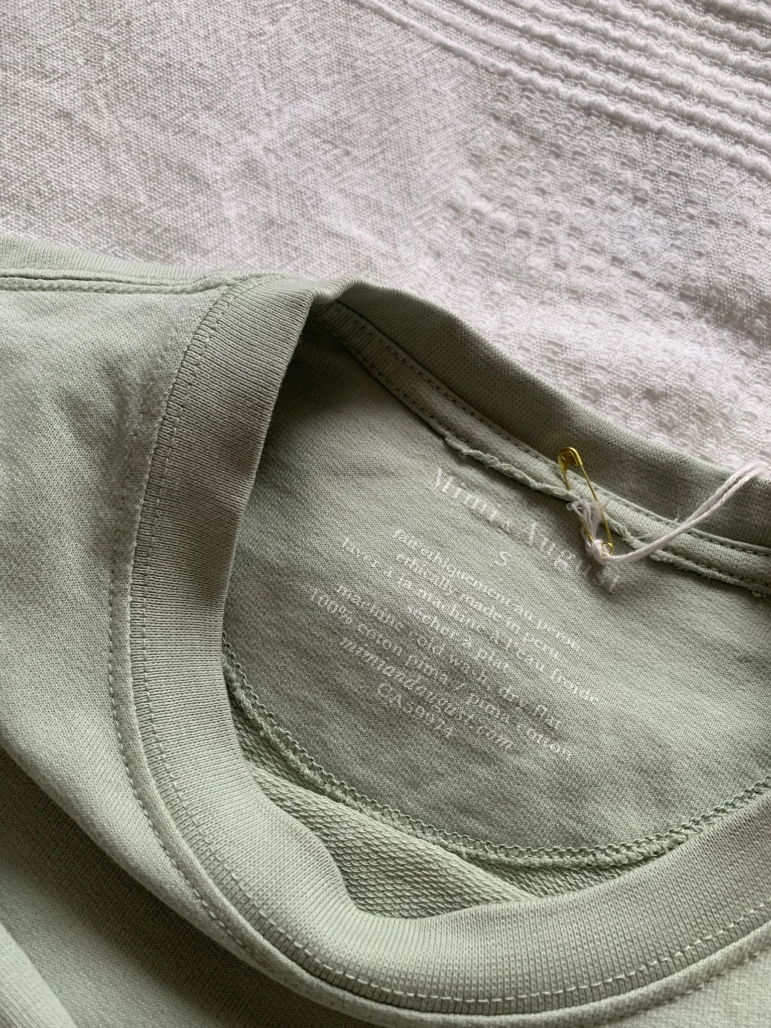 Image for Crewneck coton pima Mimi August