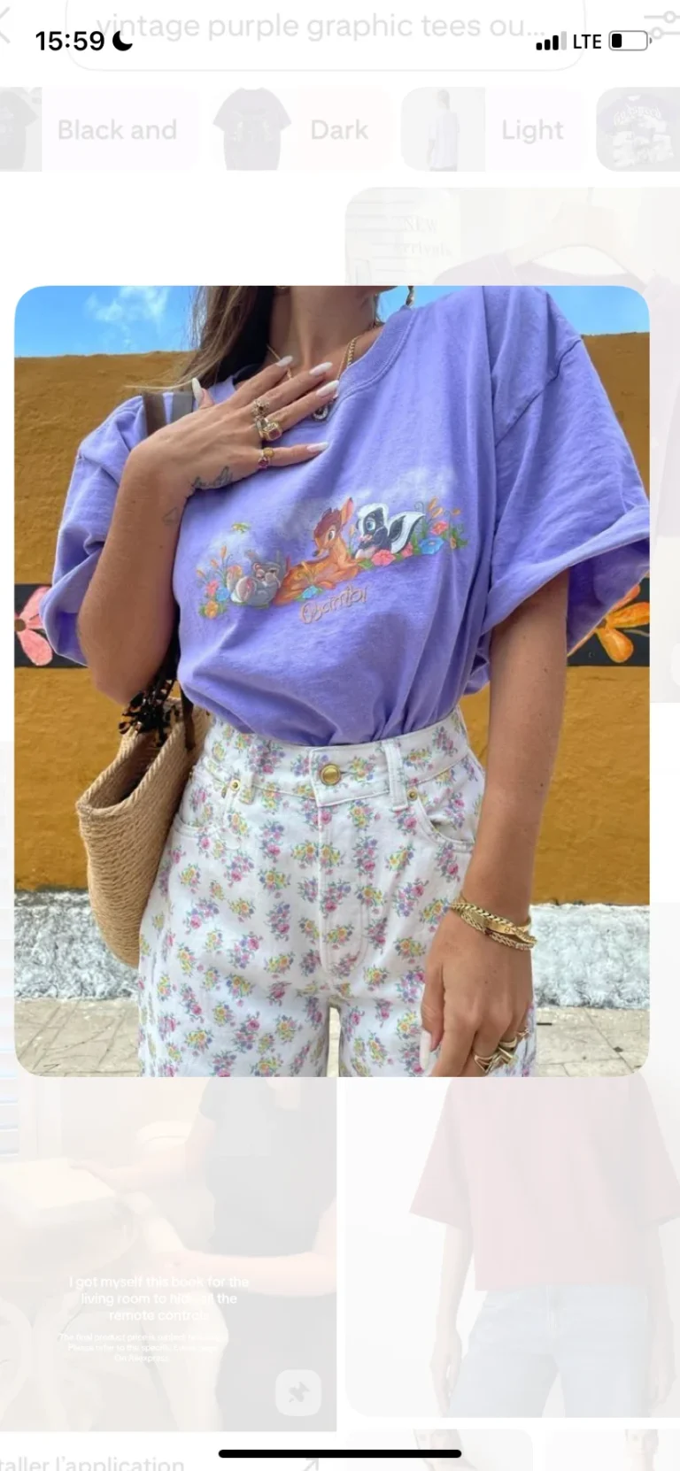 Image for T-shirt vintage 100% coton