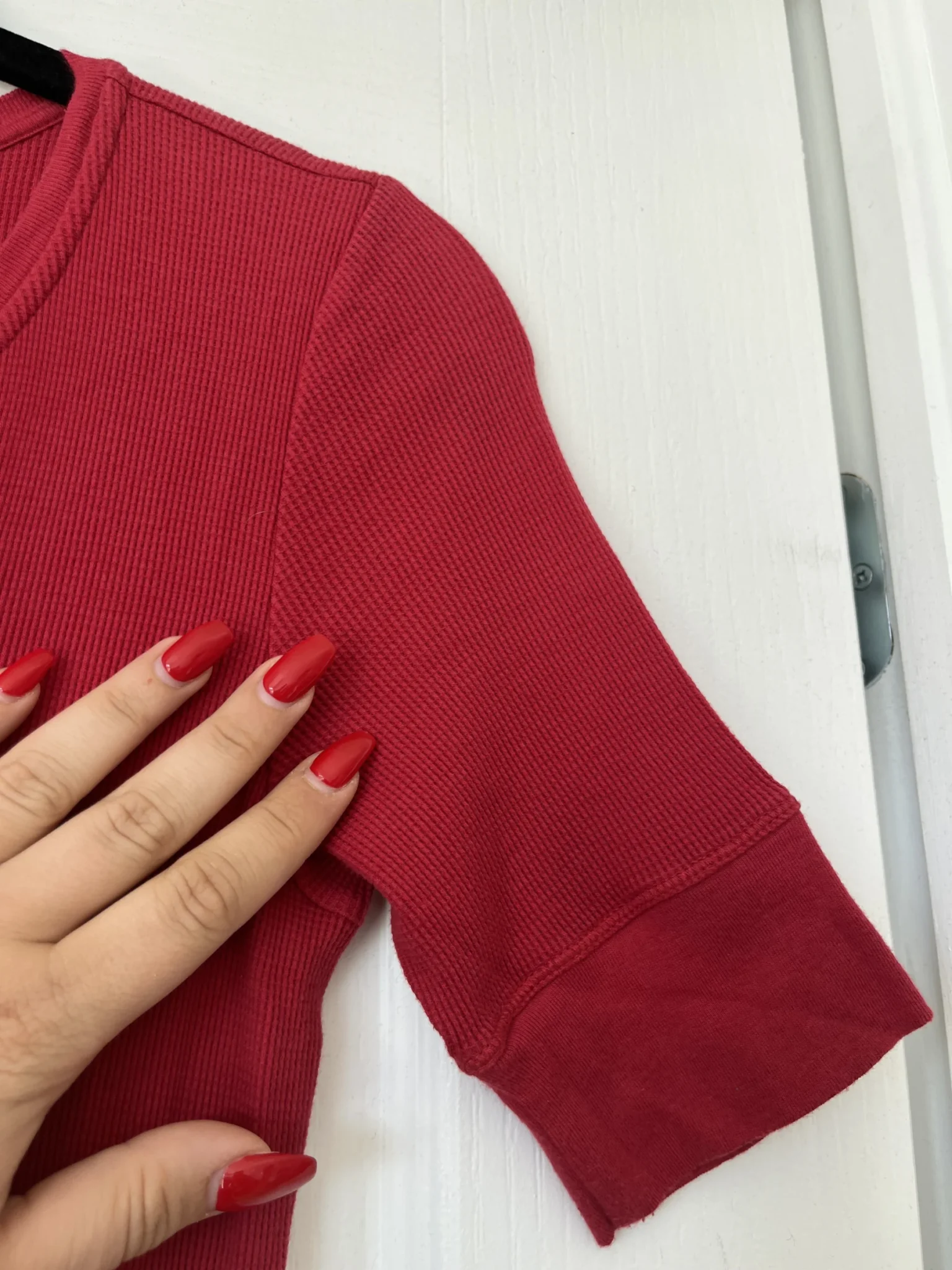 Image for Ralph Lauren red cotton flared maxi dress