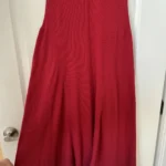 Thumbnail for Ralph Lauren red cotton flared maxi dress