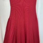 Thumbnail for Ralph Lauren red cotton flared maxi dress