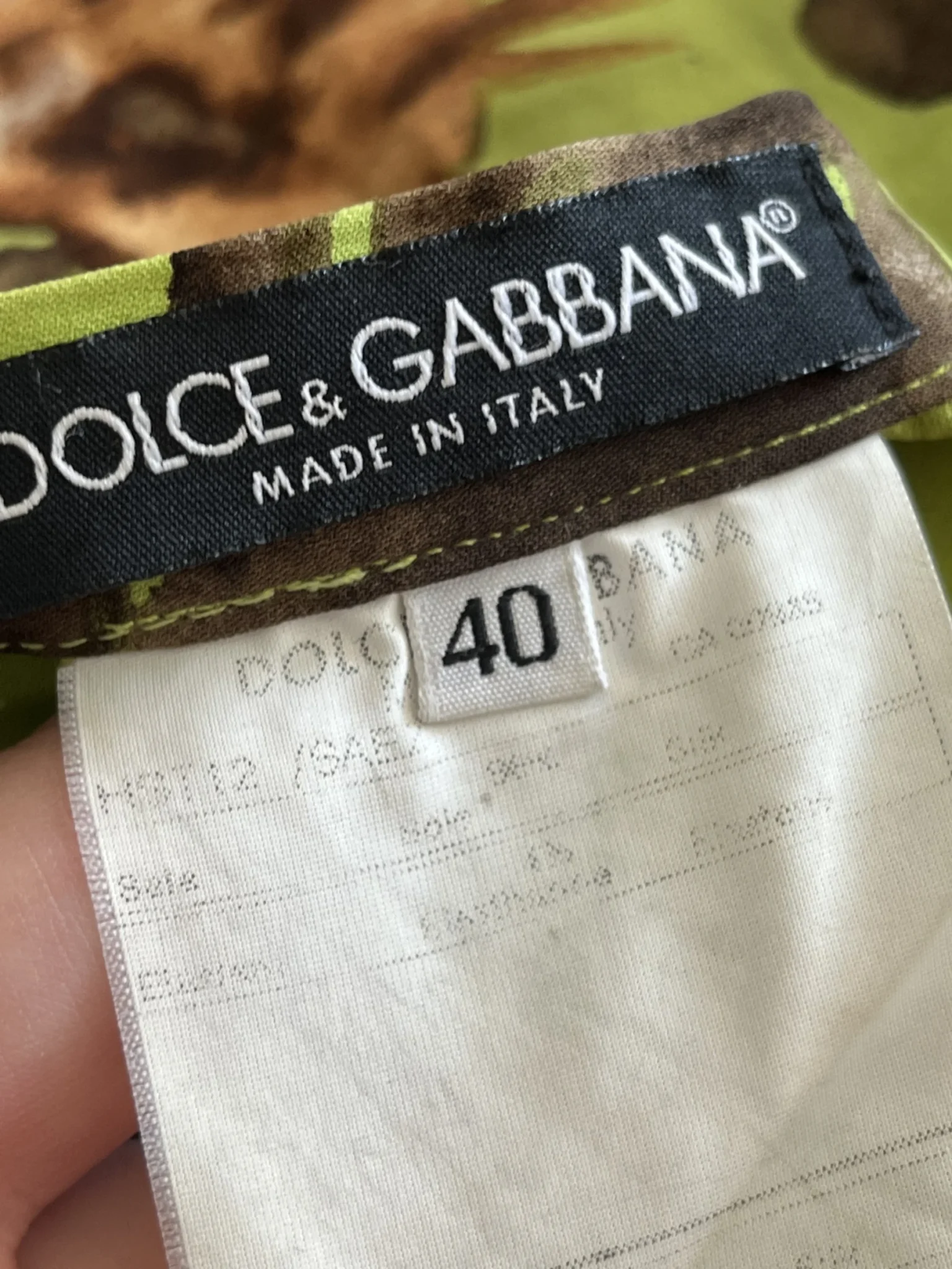 Image for Dolce Gabanna floral skirt size 40