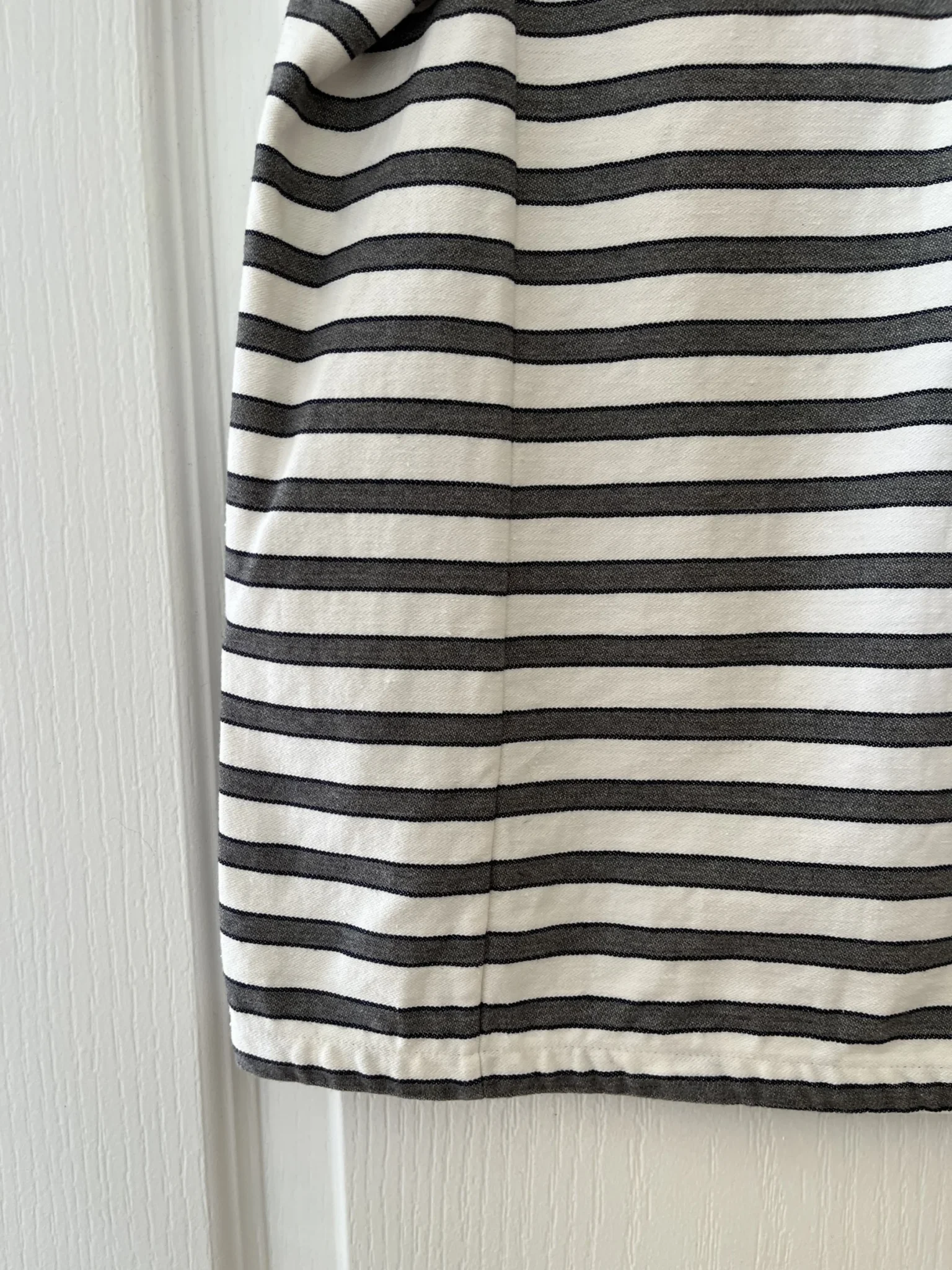 Image for Theory grey and white sailor blouse size 12 (L/XL)