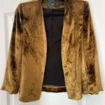 Featured thumbnail for Women's Filippa K jacket size S gold velvet