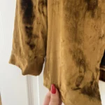 Thumbnail for Women's Filippa K jacket size S gold velvet