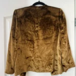 Thumbnail for Women's Filippa K jacket size S gold velvet