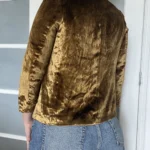 Thumbnail for Women's Filippa K jacket size S gold velvet