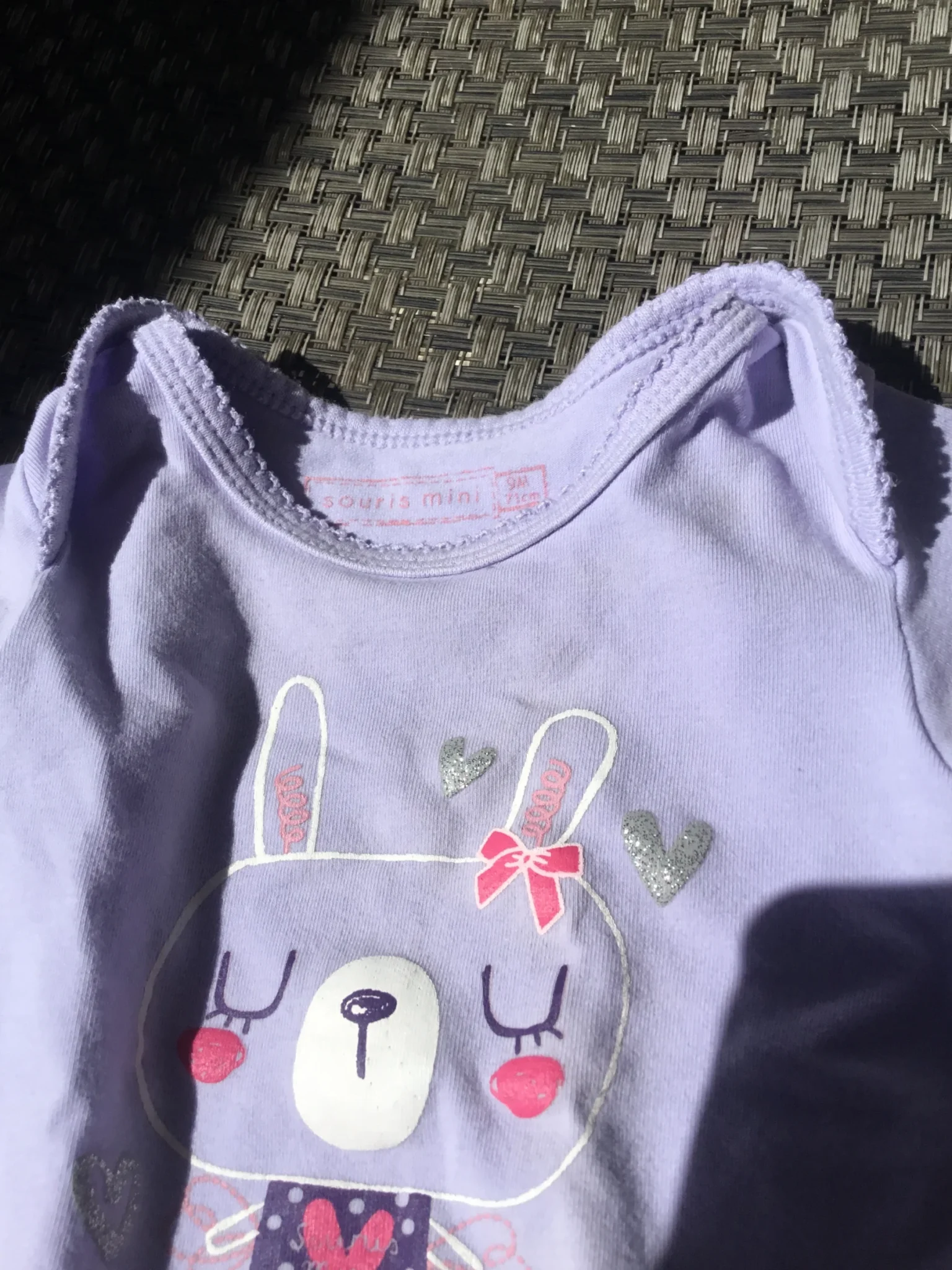 Featured image for Cache couche lavande lapine 9 mois