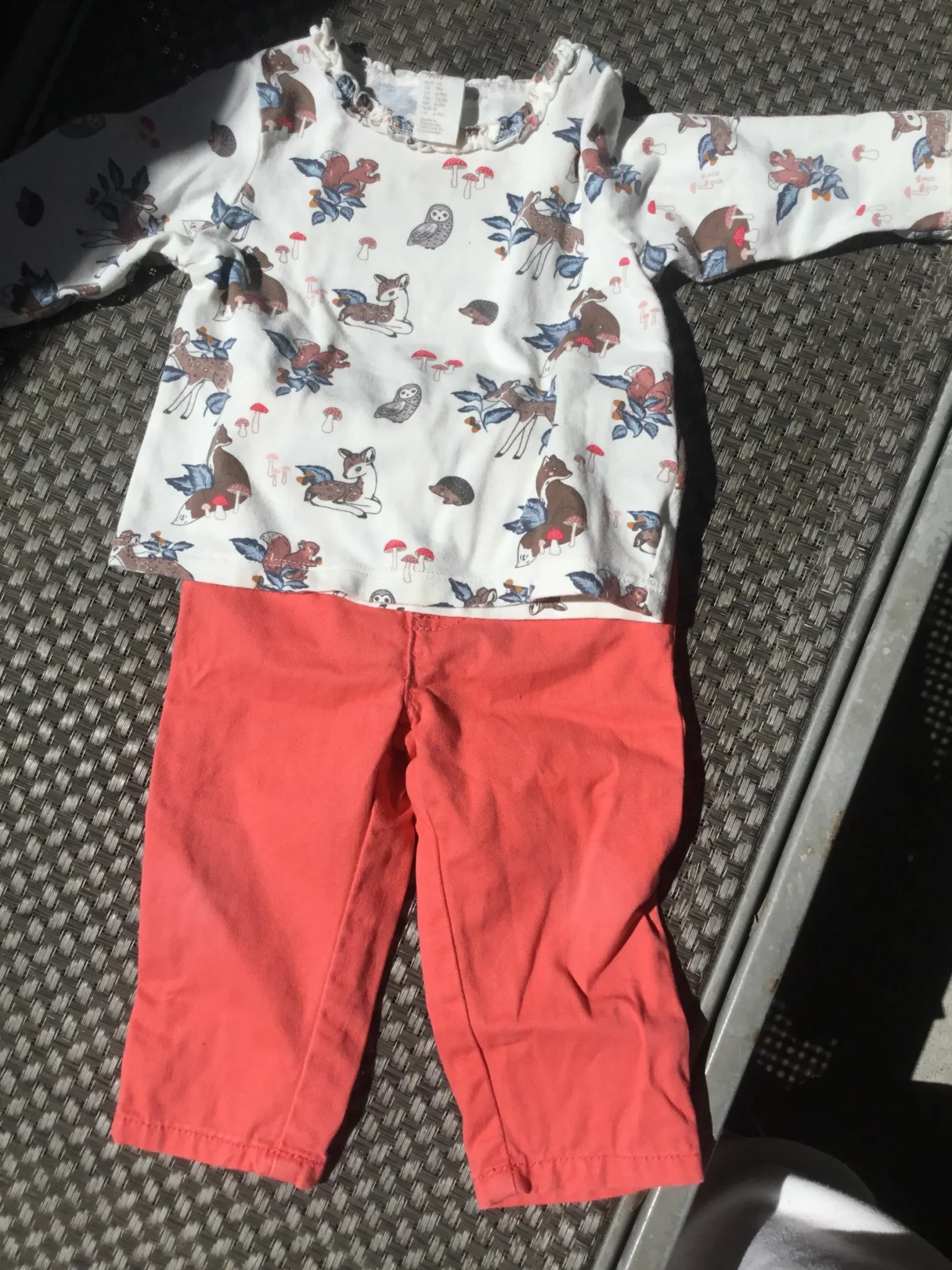 Image for Pantalon orange vif 9 mois