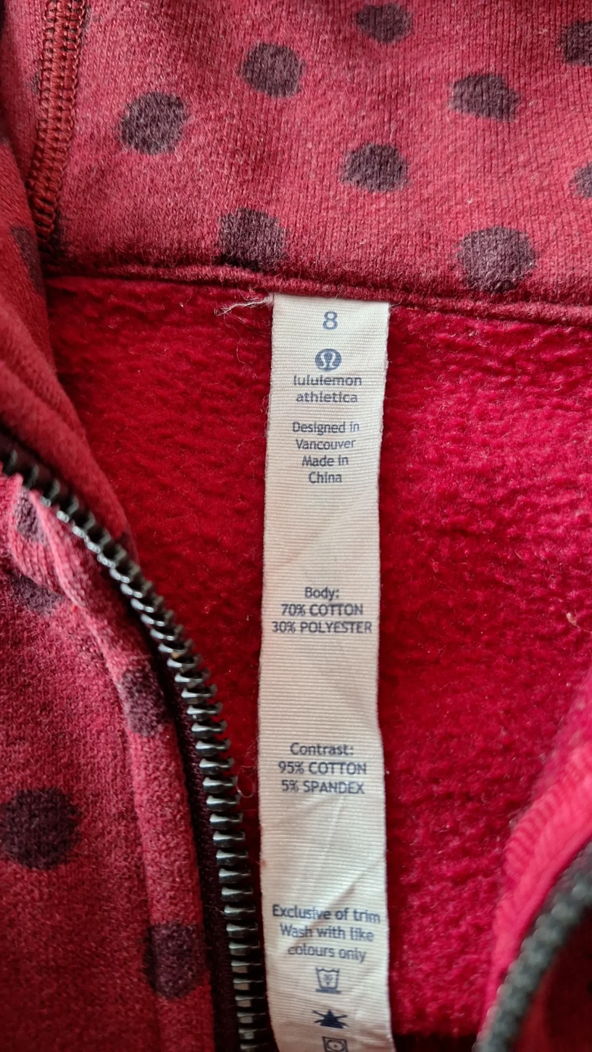 Image for Veste Scuba Lululemon taille 8