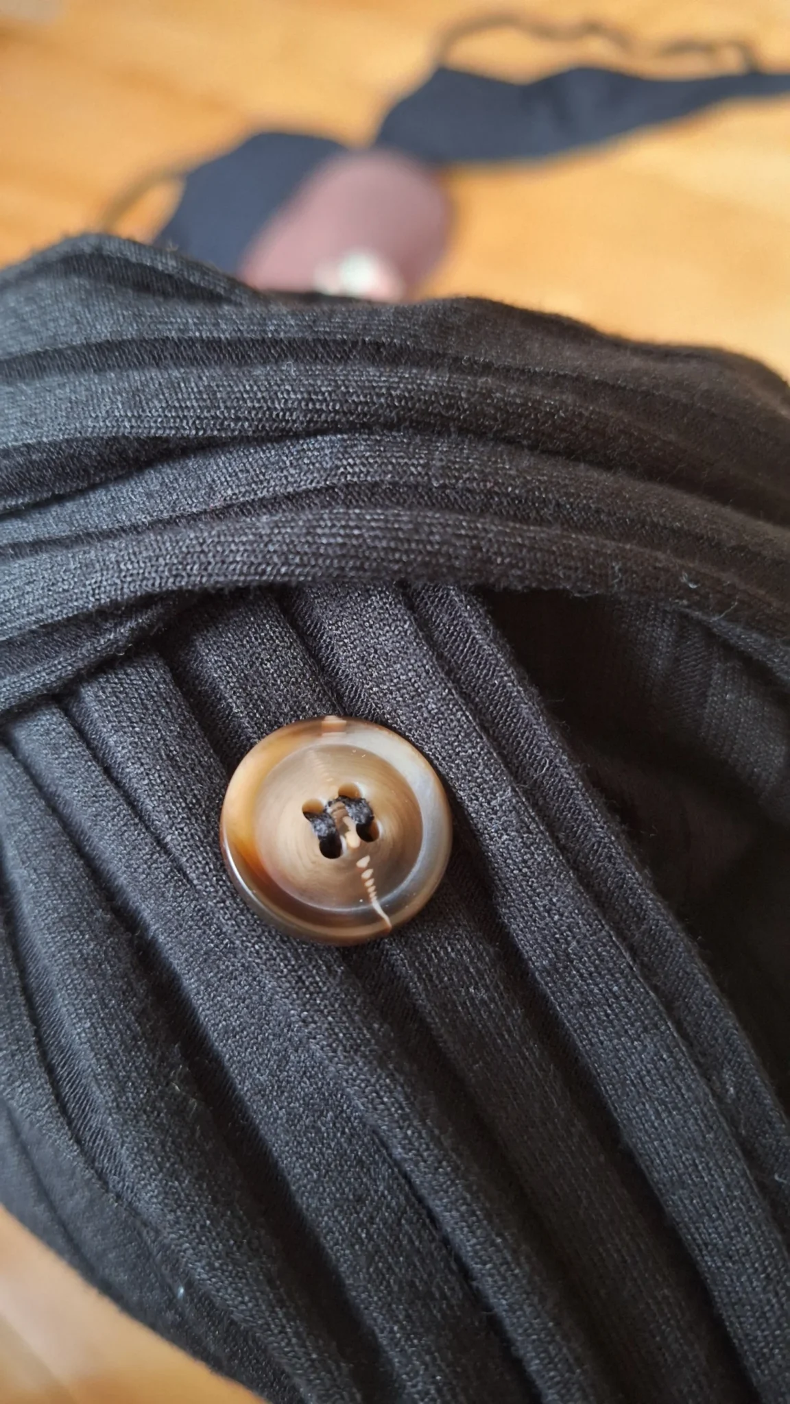 Image for Chemise en tissus côtelé noir Mimz taille M