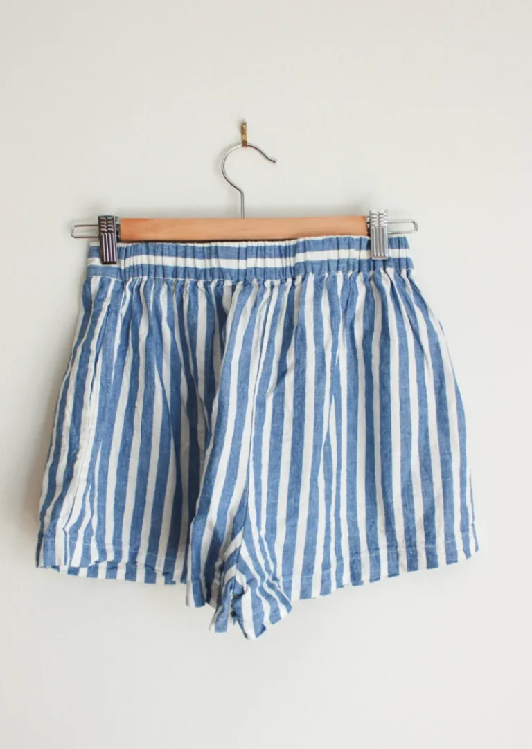 Image for BAISSE DE PRIX 🛍️ Short bleu rayé Hudson