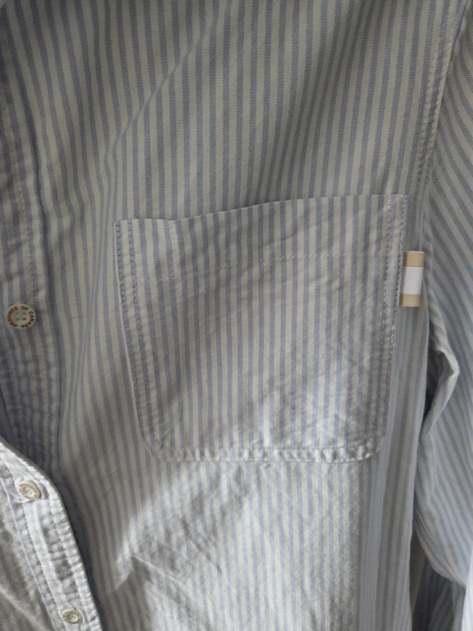 Image for Robe chemise Oxford à rayures