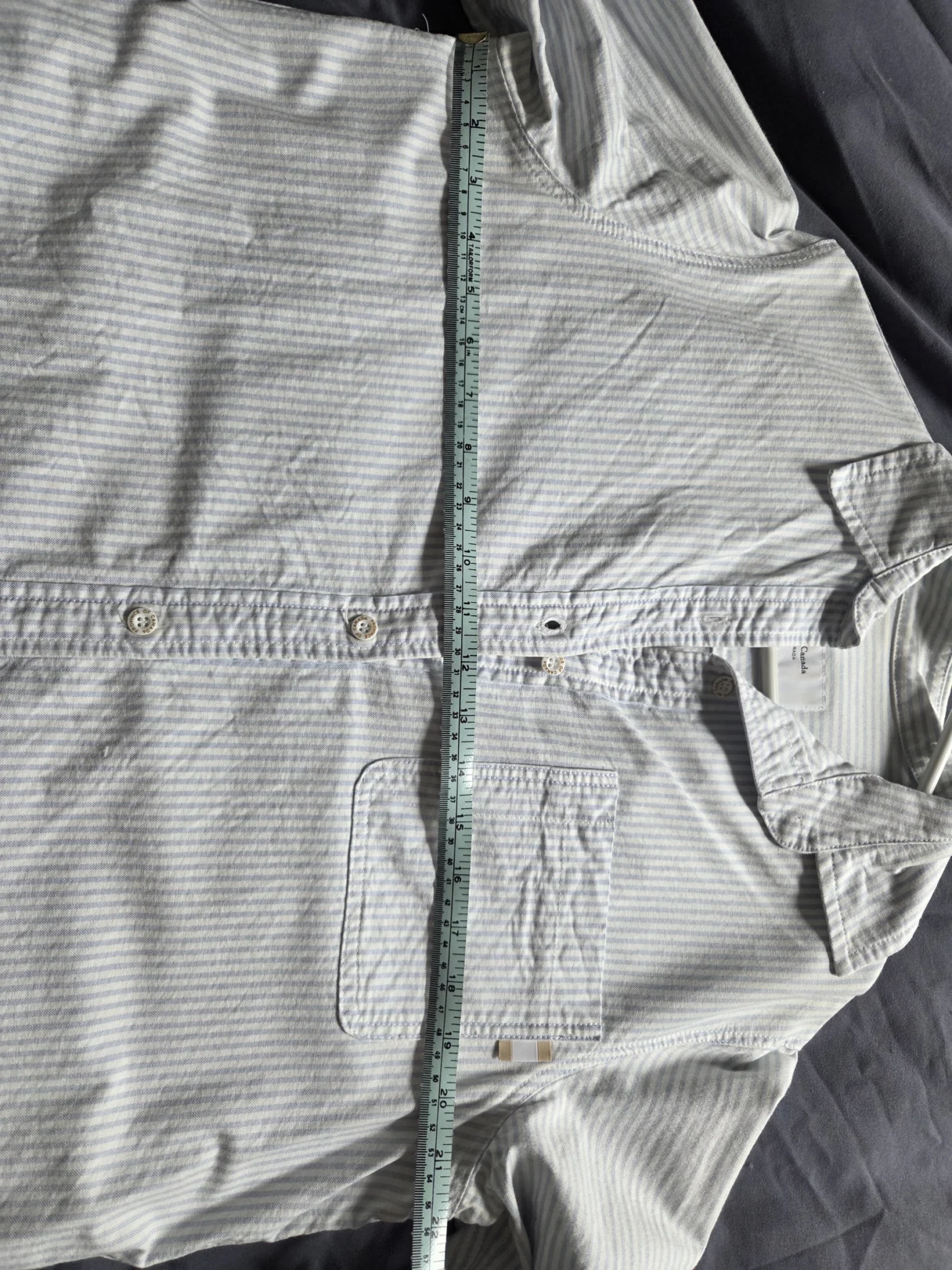 Image for Robe chemise Oxford à rayures