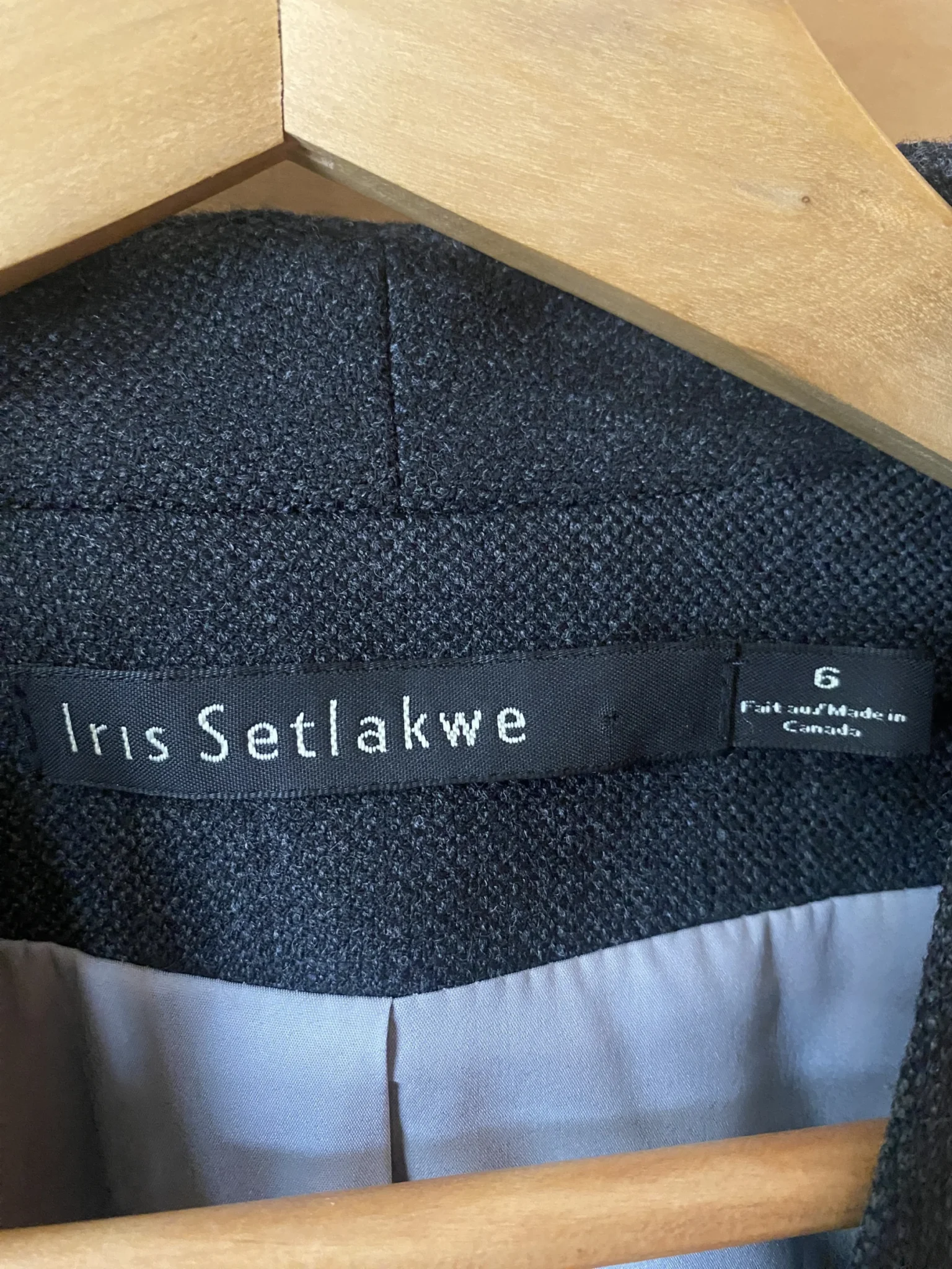 Image for Tailleur Iris Setlakwe gris charbon