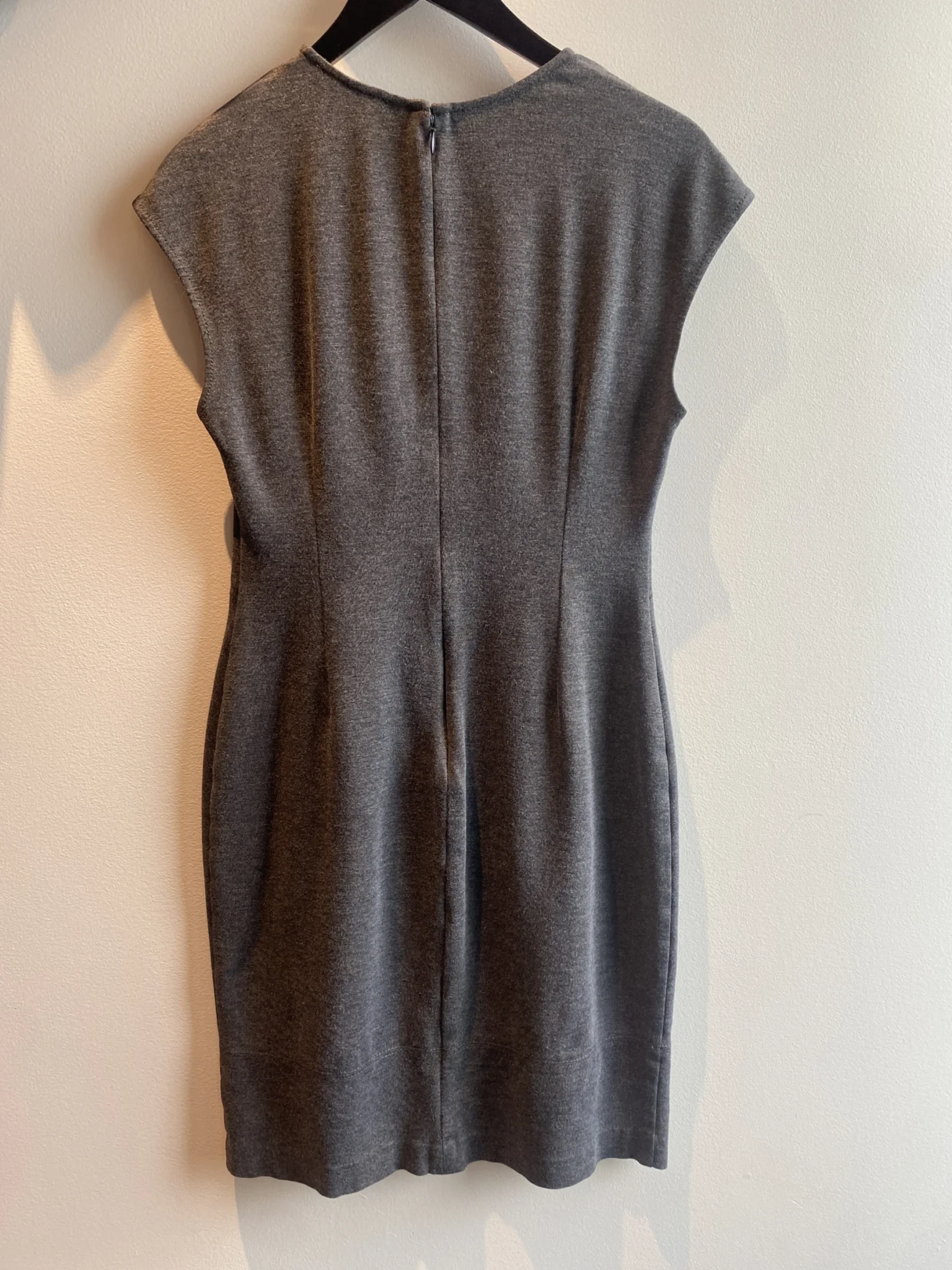 Image for Robe droite gris foncé
