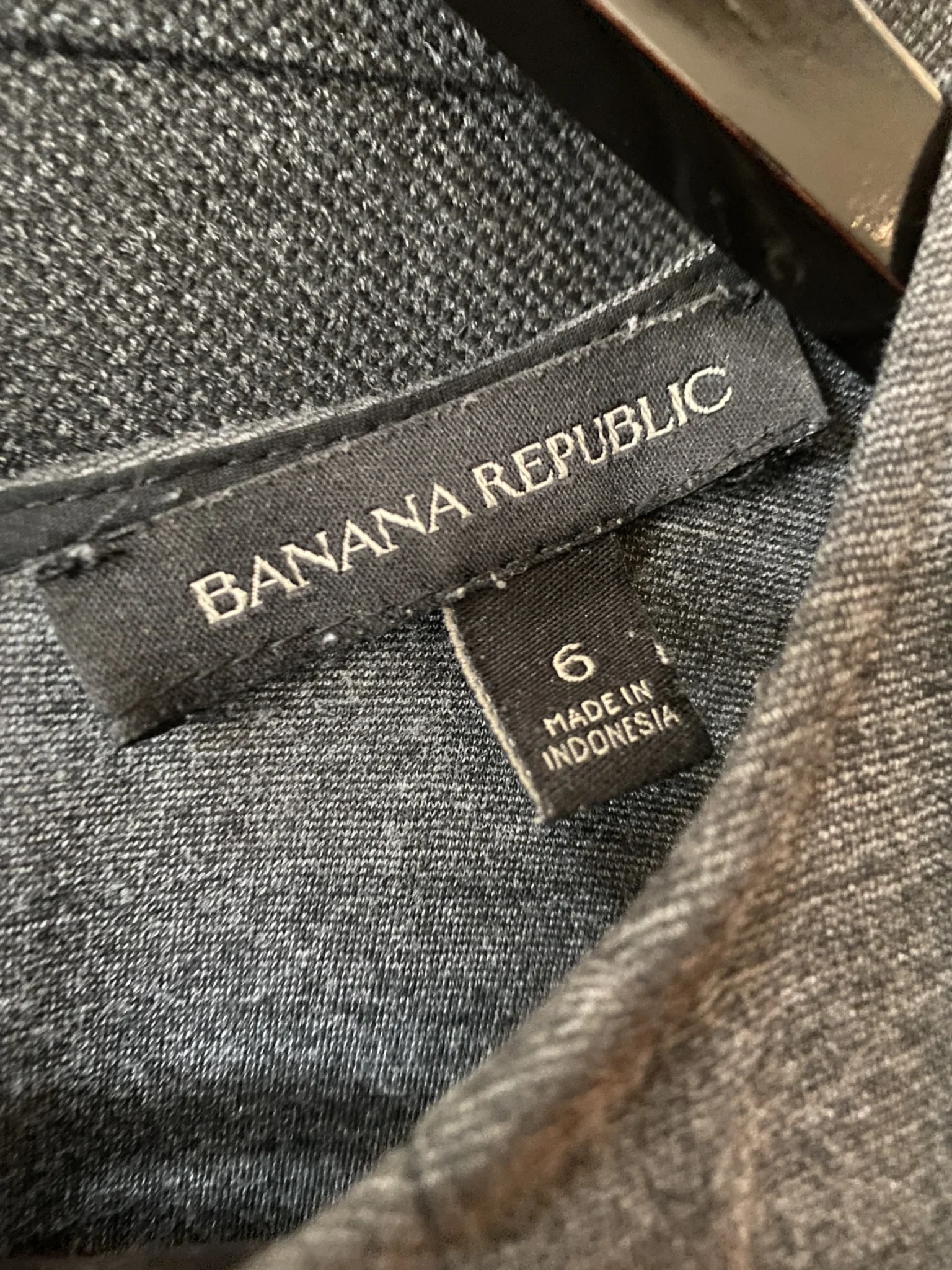 Image for Robe droite gris foncé