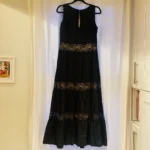 Thumbnail for Robe longue avec insertions dentelle - Bianca Nygard - 10