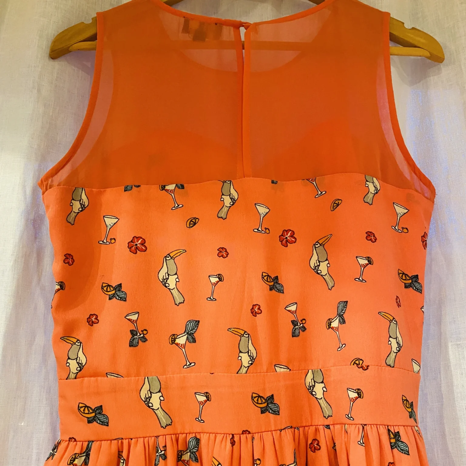 Image for Robe à imprimé tropical Yumi - Taille 8/10 🍹