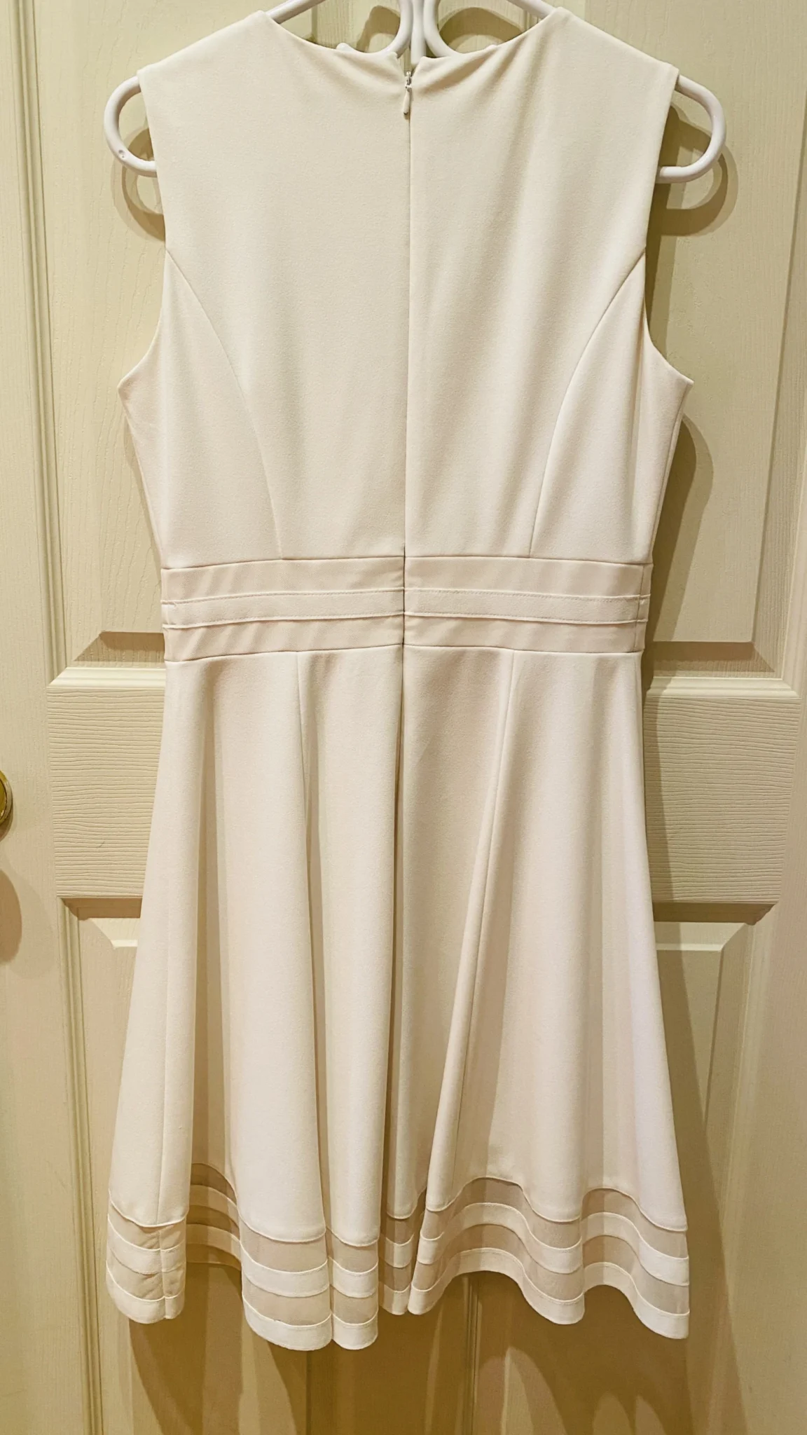 Image for Robe cocktail offwhite avec mailles - Calvin Klein - 10