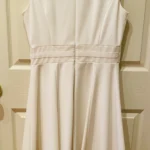 Thumbnail for Robe cocktail offwhite avec mailles - Calvin Klein - 10