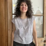 Thumbnail for Hand-embossed Sandrigo top - Kazak