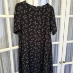 Featured thumbnail for Uniqlo black and blue floral dress