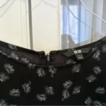 Thumbnail for Uniqlo black and blue floral dress
