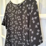 Thumbnail for Uniqlo black and blue floral dress
