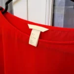 Thumbnail for Bright red blouse with ruffled sleeves H&M