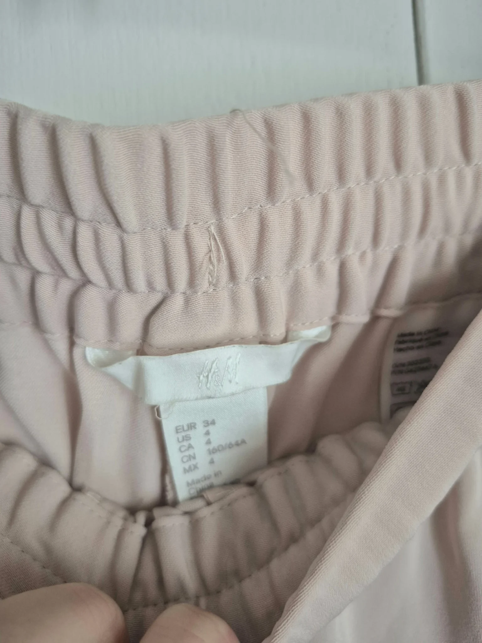 Image for Pantalon HM Rose Pâle Grandeur 4 / 34