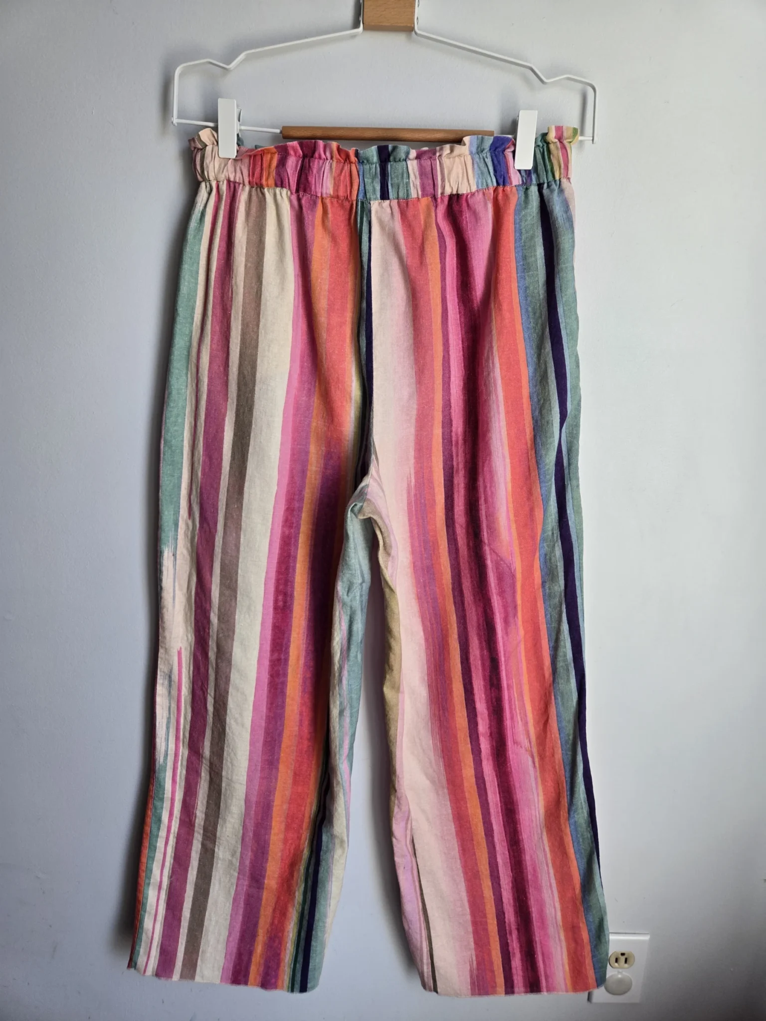 Image for Multicoloured striped trousers MNG
