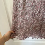 Thumbnail for Pink floral and grey dress size 40 silk by Comptoir des Cotonniers